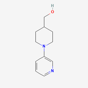 molecular formula C11H16N2O B591457 (1-(吡啶-3-基)哌啶-4-基)甲醇 CAS No. 1619264-47-9