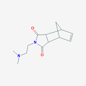 molecular formula C13H18N2O2 B5914612 4-[2-(dimethylamino)ethyl]-4-azatricyclo[5.2.1.0~2,6~]dec-8-ene-3,5-dione 