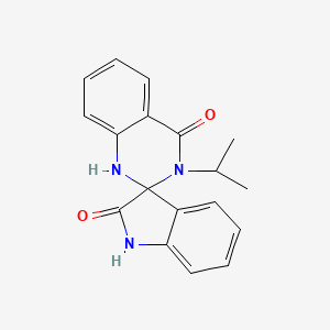 molecular formula C18H17N3O2 B5914635 3'-isopropyl-1'H-spiro[indole-3,2'-quinazoline]-2,4'(1H,3'H)-dione 