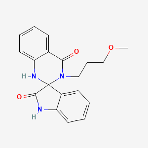 3'-(3-methoxypropyl)-1'H-spiro[indole-3,2'-quinazoline]-2,4'(1H,3'H)-dione