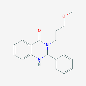 molecular formula C18H20N2O2 B5914652 3-(3-methoxypropyl)-2-phenyl-2,3-dihydro-4(1H)-quinazolinone 