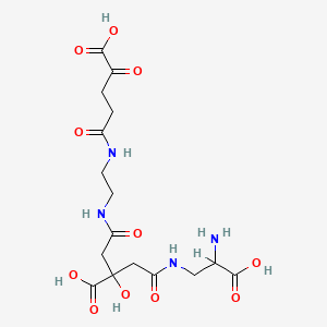 molecular formula C16H24N4O11 B591466 Staphyloferrin B CAS No. 127689-48-9