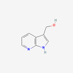 molecular formula C8H8N2O B591472 (1H-Pyrrolo[2,3-b]pyridin-3-yl)methanol CAS No. 1065100-83-5
