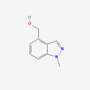 molecular formula C9H10N2O B591473 (1-Methyl-1H-indazol-4-YL)methanol CAS No. 1092961-12-0
