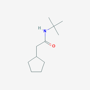 molecular formula C11H21NO B5914757 N-(tert-butyl)-2-cyclopentylacetamide 