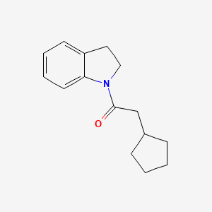 molecular formula C15H19NO B5914763 1-(cyclopentylacetyl)indoline 