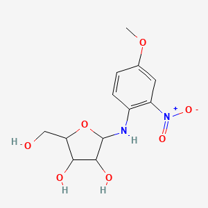 molecular formula C12H16N2O7 B5914817 N-(4-methoxy-2-nitrophenyl)-alpha-D-arabinofuranosylamine 