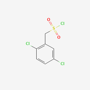 molecular formula C7H5Cl3O2S B591519 (2,5-二氯苯基)甲磺酰氯 CAS No. 163295-71-4