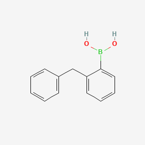 molecular formula C13H13BO2 B591536 (2-Benzylphenyl)boronic acid CAS No. 40276-63-9