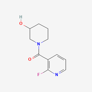 molecular formula C11H13FN2O2 B591572 (2-氟吡啶-3-基)(3-羟基哌啶-1-基)甲酮 CAS No. 1065484-91-4