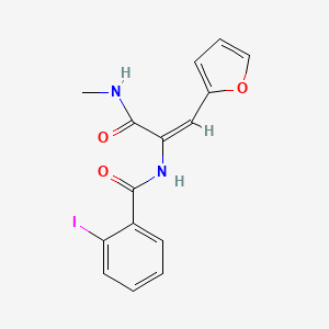 N-{2-(2-furyl)-1-[(methylamino)carbonyl]vinyl}-2-iodobenzamide