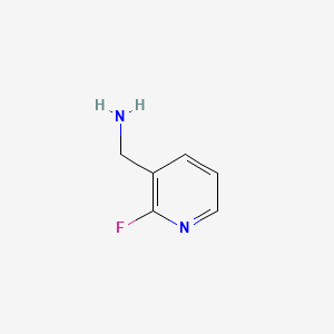 molecular formula C6H7FN2 B591573 (2-氟吡啶-3-基)甲胺 CAS No. 205744-16-7