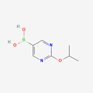molecular formula C7H11BN2O3 B591575 (2-异丙氧基嘧啶-5-基)硼酸 CAS No. 870521-32-7