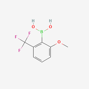 molecular formula C8H8BF3O3 B591580 (2-甲氧基-6-(三氟甲基)苯基)硼酸 CAS No. 1310384-19-0