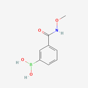 molecular formula C8H10BNO4 B591622 (3-(Methoxycarbamoyl)phenyl)boronic acid CAS No. 850567-26-9