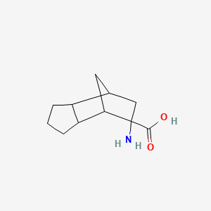 molecular formula C11H17NO2 B591624 5-Aminooctahydro-1H-4,7-methanoindene-5-carboxylic acid CAS No. 134047-55-5