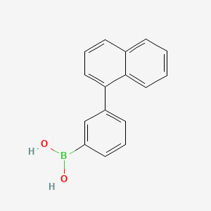 molecular formula C16H13BO2 B591625 (3-(Naphthalen-1-yl)phenyl)boronic acid CAS No. 881913-20-8