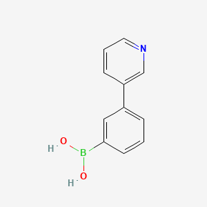 molecular formula C11H10BNO2 B591626 (3-(吡啶-3-基)苯基)硼酸 CAS No. 351422-72-5