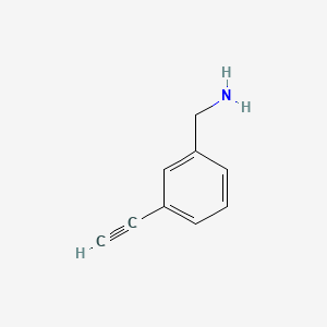 B591659 (3-Ethynylphenyl)methanamine CAS No. 615288-78-3