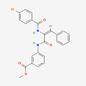 methyl 3-({2-[(4-bromobenzoyl)amino]-3-phenylacryloyl}amino)benzoate