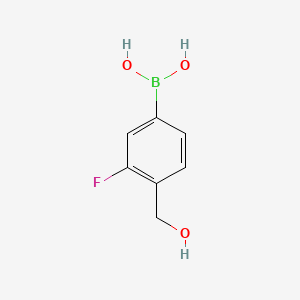 (3-Fluoro-4-(hydroxymethyl)phenyl)boronic acid