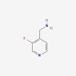 molecular formula C6H7FN2 B591669 (3-氟吡啶-4-基)甲胺 CAS No. 870063-62-0