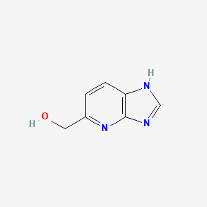 molecular formula C7H7N3O B591670 (3H-咪唑并[4,5-b]吡啶-5-基)甲醇 CAS No. 1352911-89-7