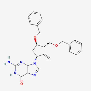 molecular formula C26H27N5O3 B591691 ent-Entecavir-di-o-Benzyläther CAS No. 1354695-82-1