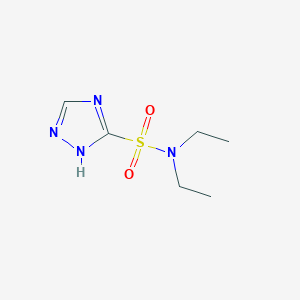 molecular formula C6H12N4O2S B5917009 N,N-diethyl-1H-1,2,4-triazole-5-sulfonamide 