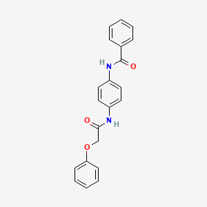 N-{4-[(2-phenoxyacetyl)amino]phenyl}benzamide