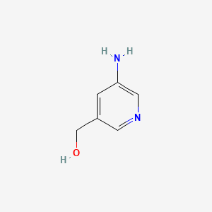 molecular formula C6H8N2O B591738 (5-氨基吡啶-3-基)甲醇 CAS No. 443649-18-1