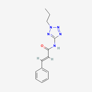 molecular formula C13H15N5O B5917400 3-phenyl-N-(2-propyl-2H-tetrazol-5-yl)acrylamide 
