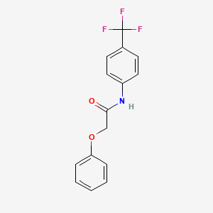 molecular formula C15H12F3NO2 B5917439 2-phenoxy-N-[4-(trifluoromethyl)phenyl]acetamide 