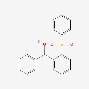 molecular formula C19H16O3S B5917444 phenyl[2-(phenylsulfonyl)phenyl]methanol 
