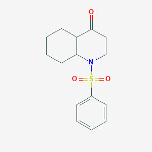 1-(phenylsulfonyl)octahydro-4(1H)-quinolinone