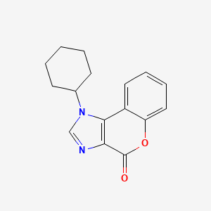 molecular formula C16H16N2O2 B5917564 1-cyclohexylchromeno[3,4-d]imidazol-4(1H)-one CAS No. 87236-22-4