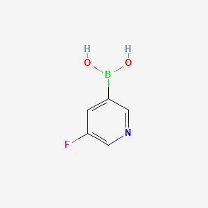molecular formula C5H5BFNO2 B591759 5-氟吡啶-3-硼酸 CAS No. 872041-86-6