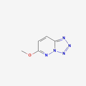 molecular formula C5H5N5O B5917591 6-methoxytetrazolo[1,5-b]pyridazine 