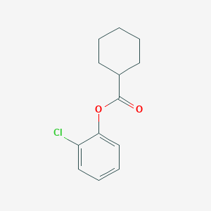 molecular formula C13H15ClO2 B5917681 2-chlorophenyl cyclohexanecarboxylate CAS No. 101068-39-7