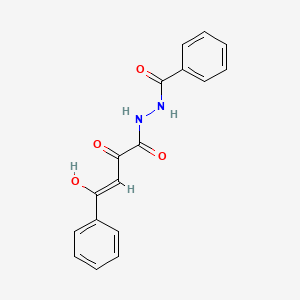 molecular formula C17H14N2O4 B5917780 N'-(2-hydroxy-4-oxo-4-phenyl-2-butenoyl)benzohydrazide CAS No. 124928-27-4