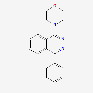 molecular formula C18H17N3O B5917822 1-(4-morpholinyl)-4-phenylphthalazine 