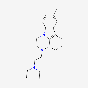 molecular formula C21H31N3 B5917830 N,N-diethyl-2-(8-methyl-1,2,3a,4,5,6-hexahydro-3H-pyrazino[3,2,1-jk]carbazol-3-yl)ethanamine 