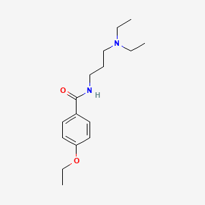 molecular formula C16H26N2O2 B5917834 N-[3-(diethylamino)propyl]-4-ethoxybenzamide 