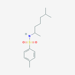 molecular formula C15H25NO2S B5917928 N-(1,5-dimethylhexyl)-4-methylbenzenesulfonamide 