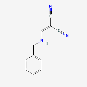 molecular formula C11H9N3 B5917941 [(苄氨基)亚甲基]丙二腈 