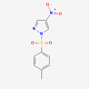 molecular formula C10H9N3O4S B5917944 1-[(4-methylphenyl)sulfonyl]-4-nitro-1H-pyrazole 
