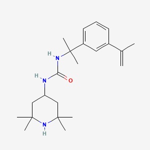 molecular formula C22H35N3O B5918067 N-[1-(3-isopropenylphenyl)-1-methylethyl]-N'-(2,2,6,6-tetramethyl-4-piperidinyl)urea 