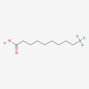 molecular formula C10H20O2 B591813 癸酸-10,10,10-d3 CAS No. 102611-15-4