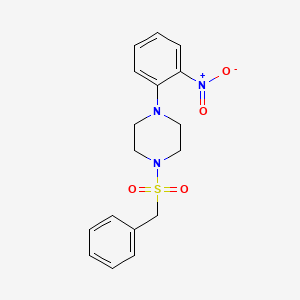 1-(2-NITROPHENYL)-4-PHENYLMETHANESULFONYLPIPERAZINE