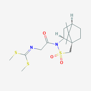 molecular formula C12H22N2O4S B591817 (2r)-Bornane-10,2-sultam glycinate CAS No. 127556-03-0